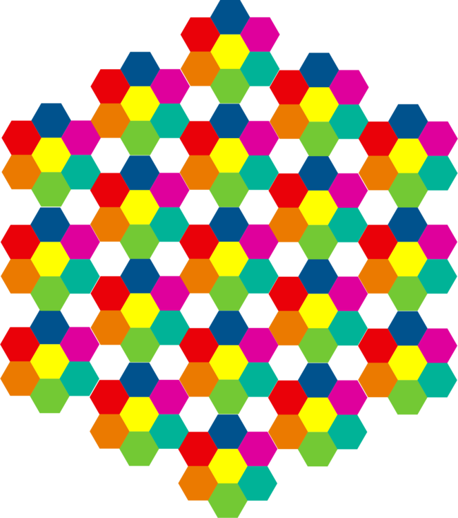 Computer Icons Hexagon Symmetry Flower Petal - Icon (664x750), Png Download