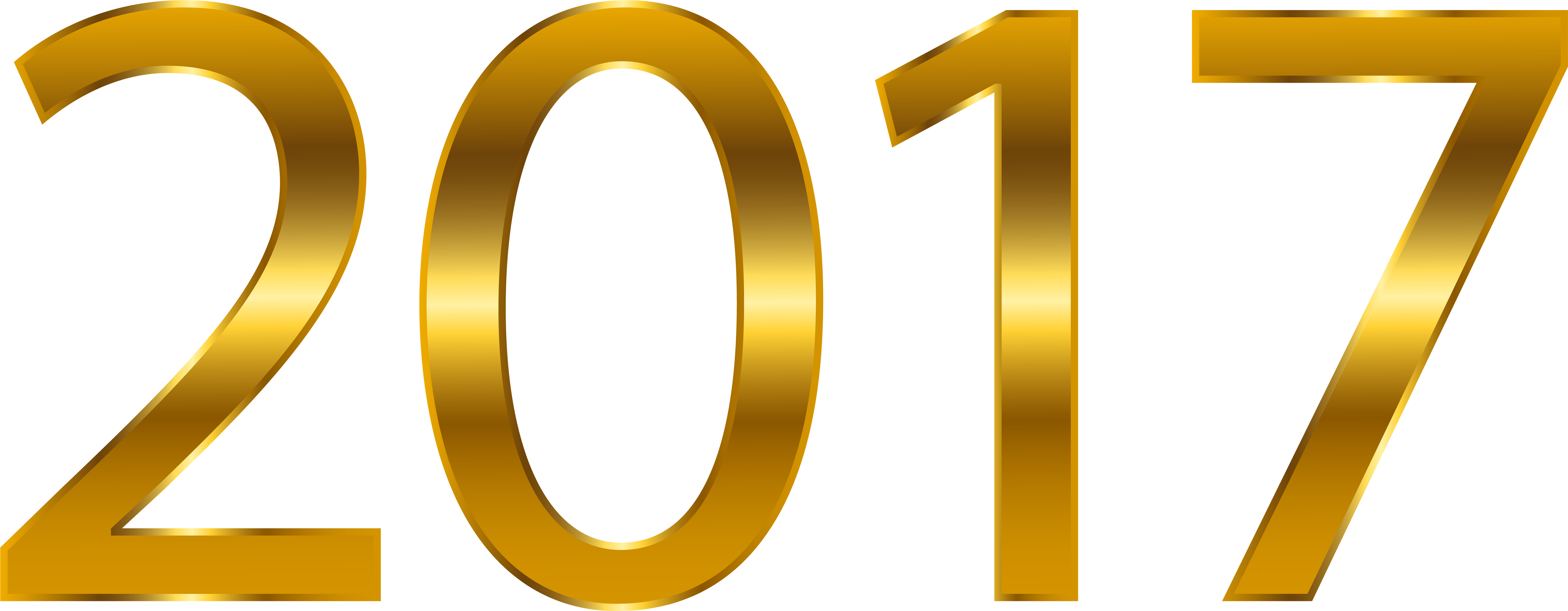 Banner Download Class Of 2017 Clipart Transparent - 2017 Gold Png (8000x3115), Png Download