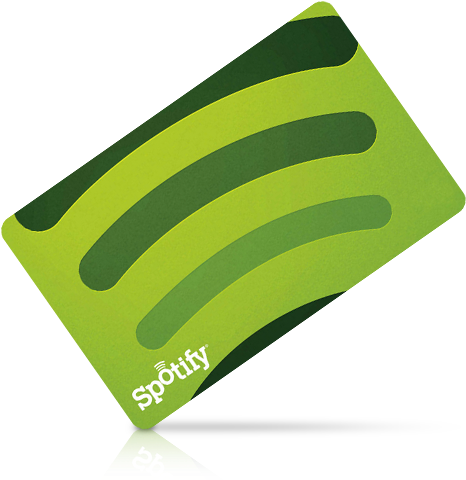 Spotify Gift Cards - Spotify Gift Card Png (468x487), Png Download
