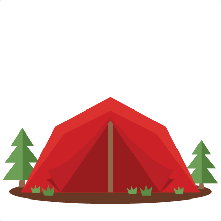 Banner Transparent Library Svg Miss Kate Cuttables - Camping Tent Transparent Clipart (432x432), Png Download