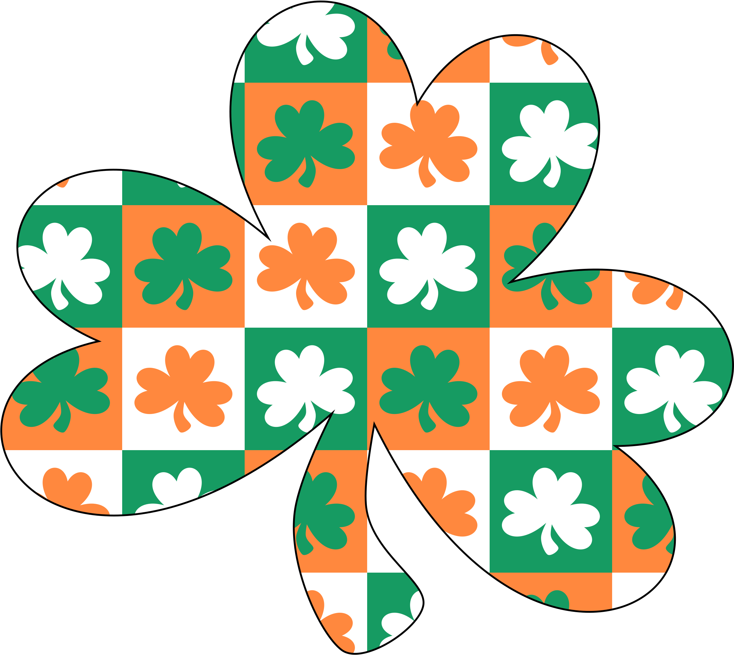 This Free Icons Png Design Of Shamrock With Ireland (2400x2400), Png Download