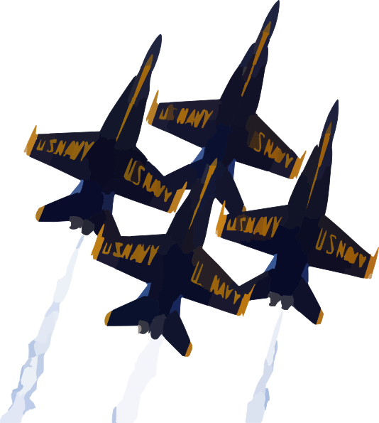 Us Navy Planes Clip Art At Clker - Air Force Planes Cartoon (534x595), Png Download
