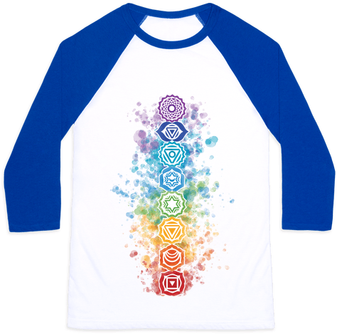 Watercolor Chakra Symbols Baseball Tee - Carl Sagan T Shirt Star Stuff (484x484), Png Download