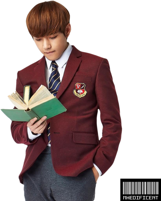 Clipart Freeuse Download Render V Png By Mhedyychan - Kim Taehyung School Uniform (894x894), Png Download