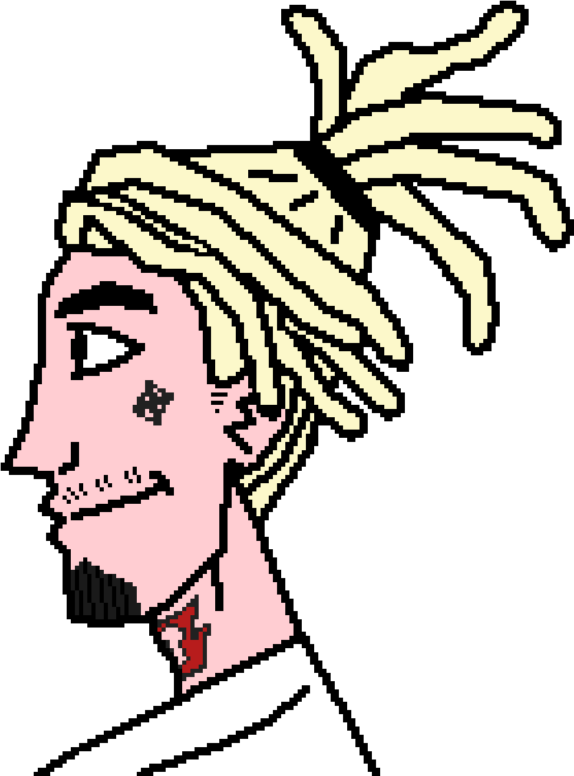 Lil Pump - Drawing (1200x1200), Png Download
