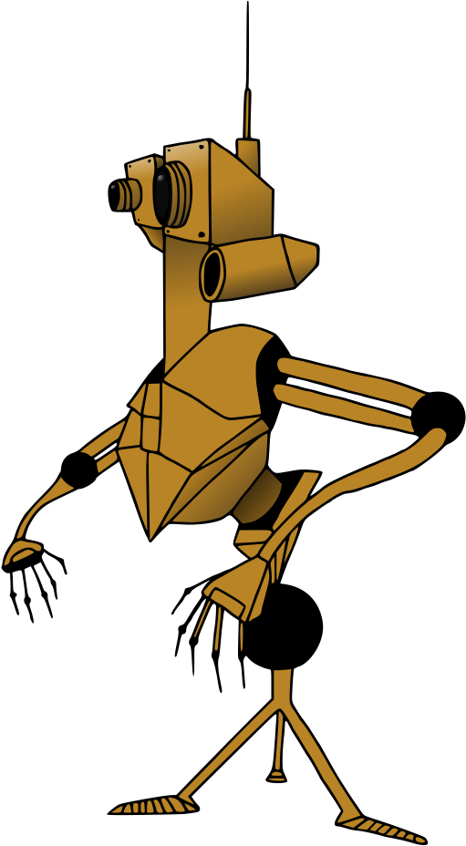 Robot - Clip Art (625x1000), Png Download