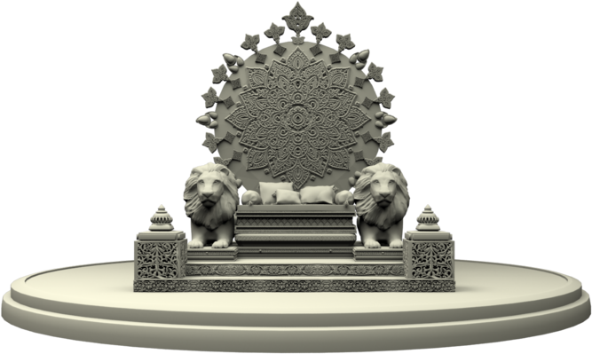 Throne V001 0050 (1000x563), Png Download