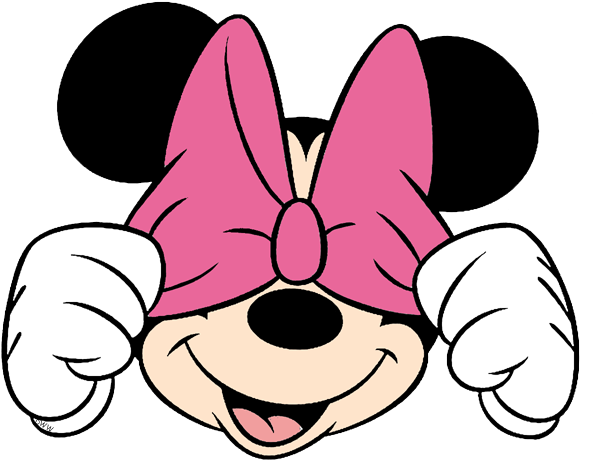 Minnie Mouse Clipart Eyes - Minnie Mouse Eyes Closed (600x472), Png Download