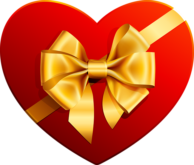 Gift Box Png Image - Heart Gift Box Png (650x553), Png Download