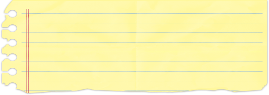 Notebook Paper Texture Png - Scrap Paper Png (900x328), Png Download