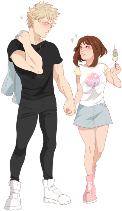 A Kacchako Date - Tumblr (500x702), Png Download