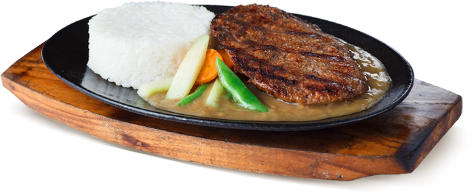 Best Of Cebu - Orange Brutus Burger Steak (1035x447), Png Download