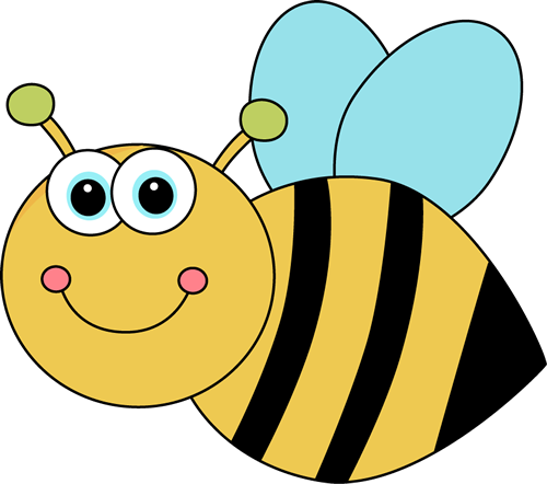 Cute Honeybee Cliparts - Bee Clip Art (500x442), Png Download