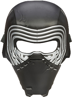 Máscara Star Wars Episódio Vii Kylo Ren Hasbro - Boys Kylo Ren Star Wars Episode 7 Mask (342x452), Png Download