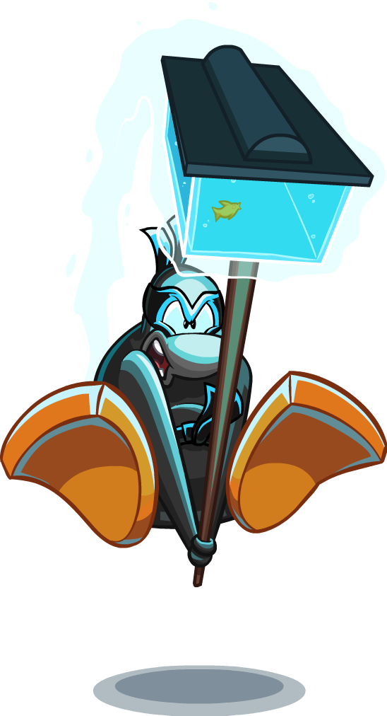 C-j Snow Beta Water Ninja - Club Penguin Snow Ninjas (548x1012), Png Download