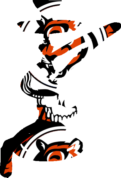 Tigers Skull Hookah Image - Tiger Skull Logo Transparent (408x598), Png Download