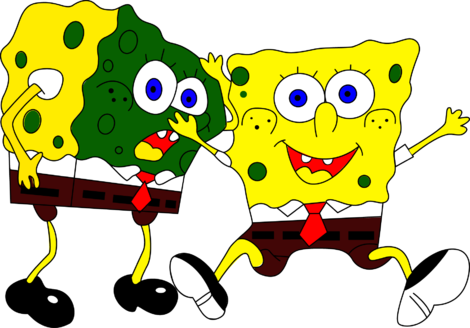 Visit - Spongebob Squarepants (470x328), Png Download