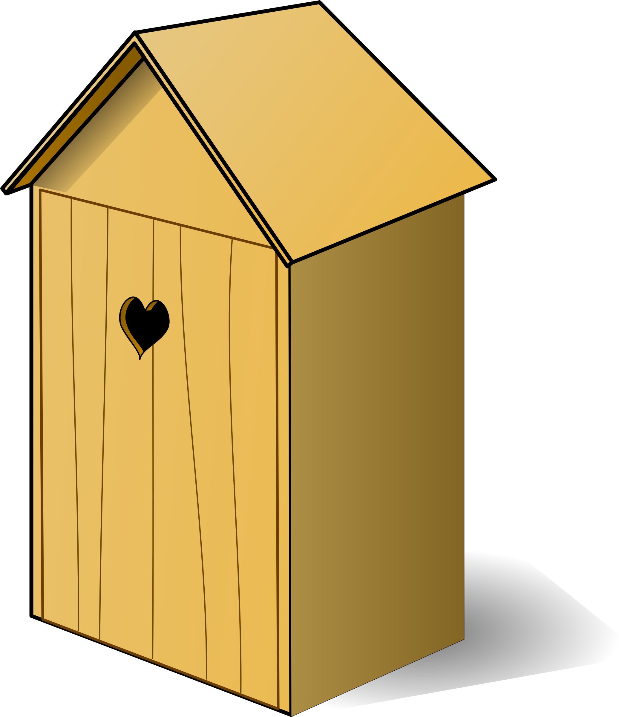 Graphic Black And White Library Clipart Big Image Png - Tool Shed Clipart (2155x2400), Png Download