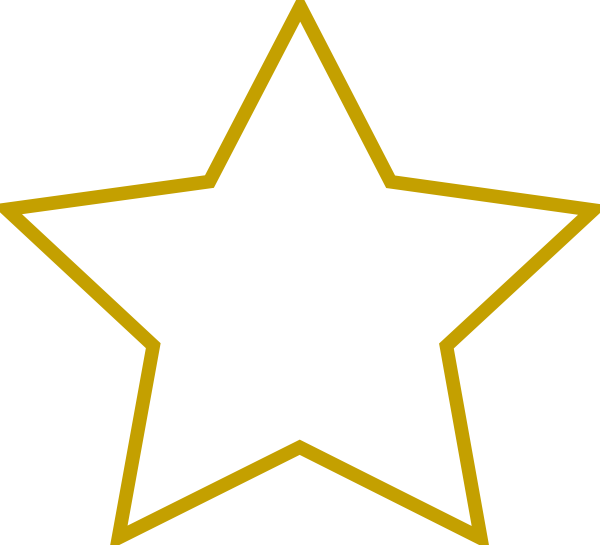 Star Shape Clip Art At Clipart Library - Star Shape (600x545), Png Download