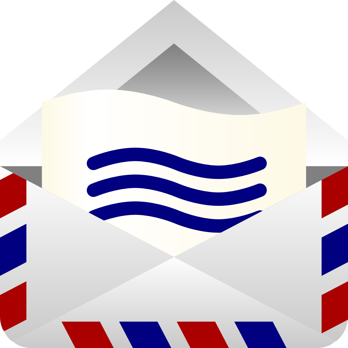 Envelope Png - Post Mail Clipart (1111x1111), Png Download