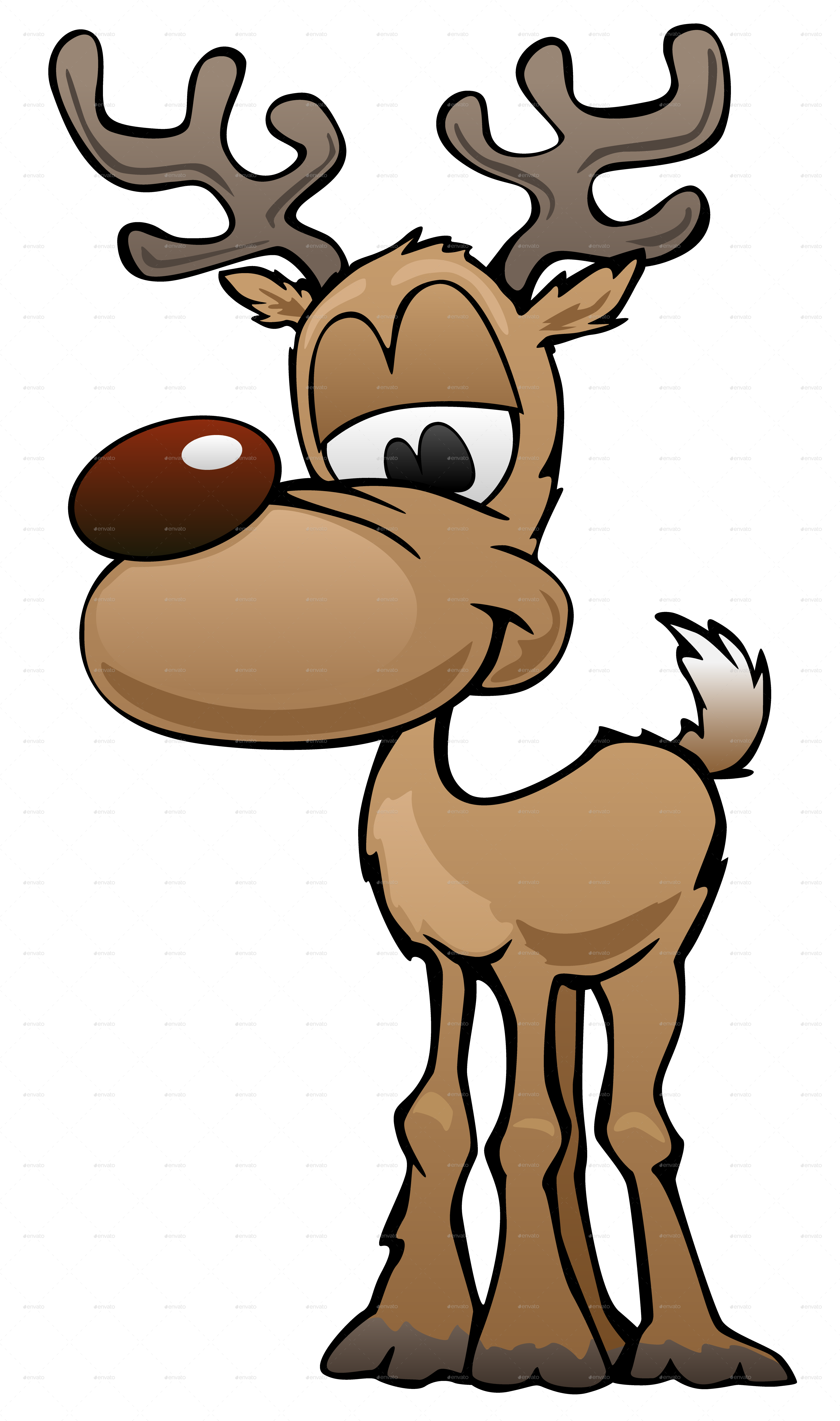 Deer Deer - Illustration (3570x6039), Png Download