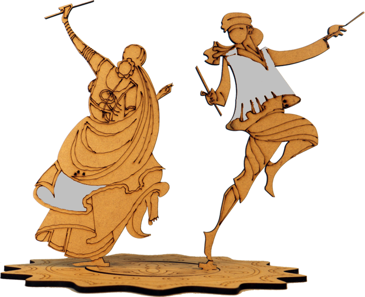 Dandiya S - Illustration (720x585), Png Download