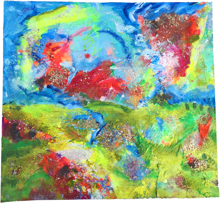 Elk Horn - Painting (1000x1000), Png Download