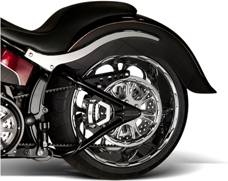 Phatail Wide Tire Kit - Drive Side Brake Harley (460x400), Png Download