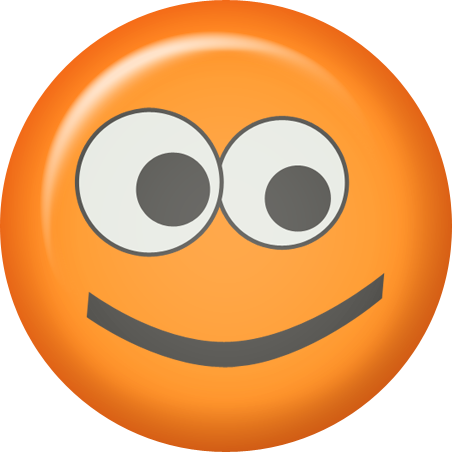 Фото, Автор Ladylony На Яндекс - Emojis De Color Naranja (452x452), Png Download