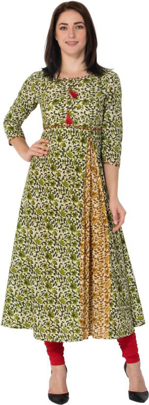 Gulmohar Jaipur Women's Printed A-line Kurta - Gulmohar Jaipur Kurti (832x832), Png Download