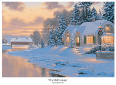 Peaceful Evening - Derk Hansen (600x484), Png Download