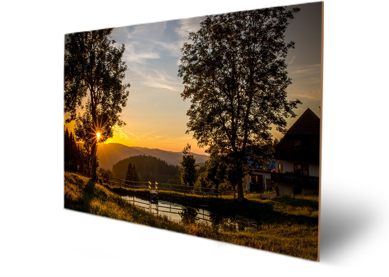 Mountain Sunset Scenery - Life Is Beautiful - A Journal Of Discovery (800x600), Png Download