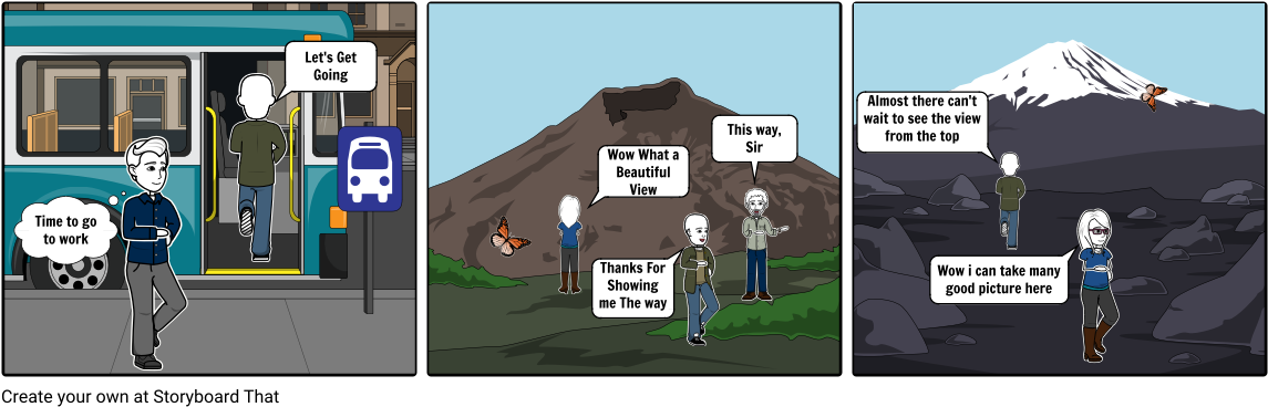 Scenery - Cartoon (1164x385), Png Download