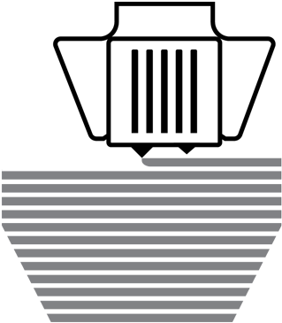 3d Print Your Model On Your Ultimaker - Knitting (548x453), Png Download