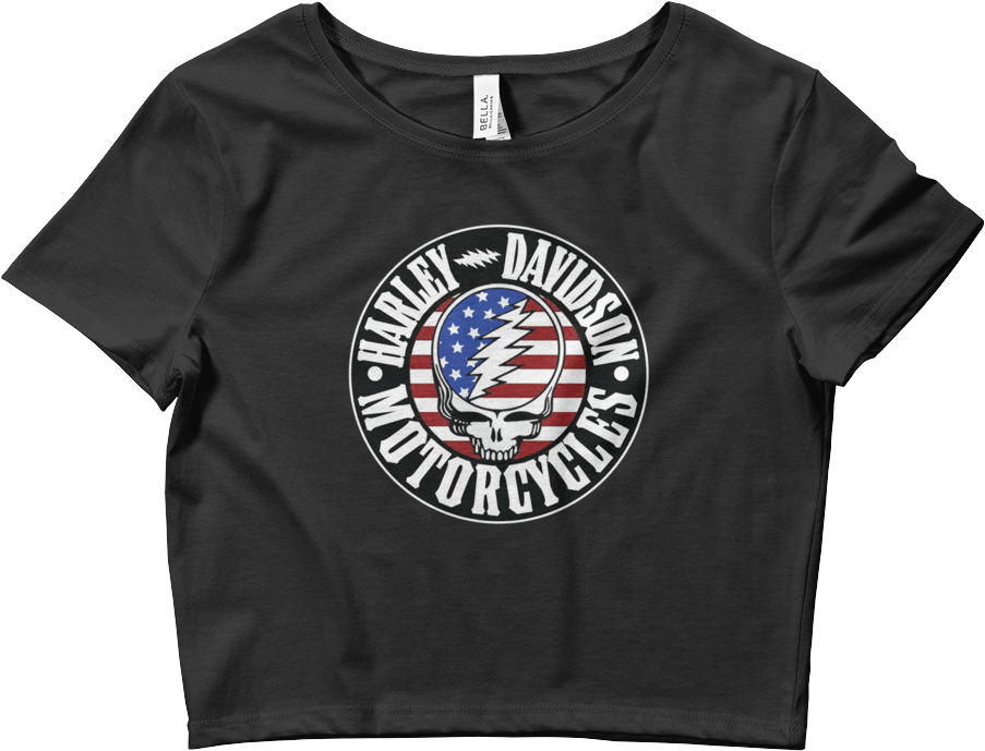 Hd Steal You Face Stars & Stripes - Squad Crop Tee - M/l (1000x1000), Png Download
