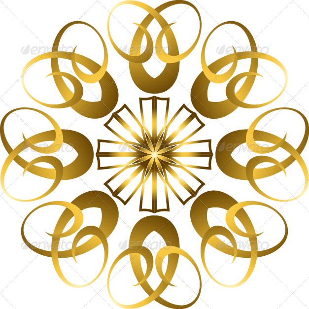 Gold Border Gold Border1 - Islam (627x627), Png Download
