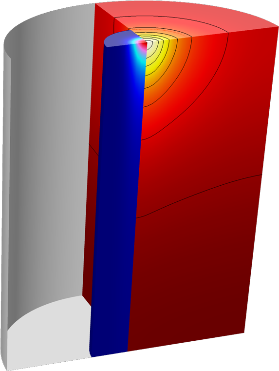 3d Model Of Laser Heating - Laser (1400x788), Png Download