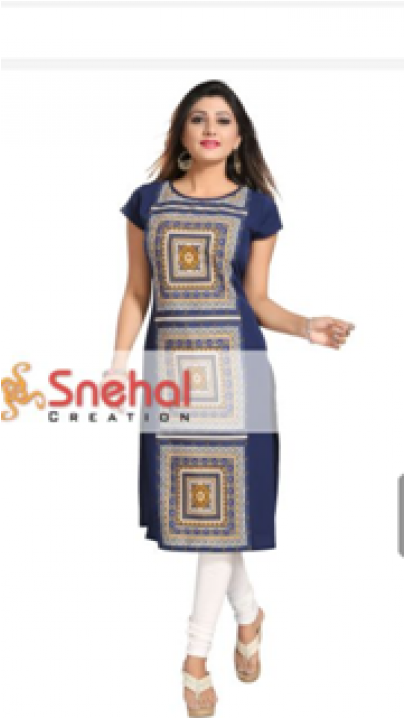 Sale Designer Kurti Designer Kurti - Online Shopping (500x717), Png Download
