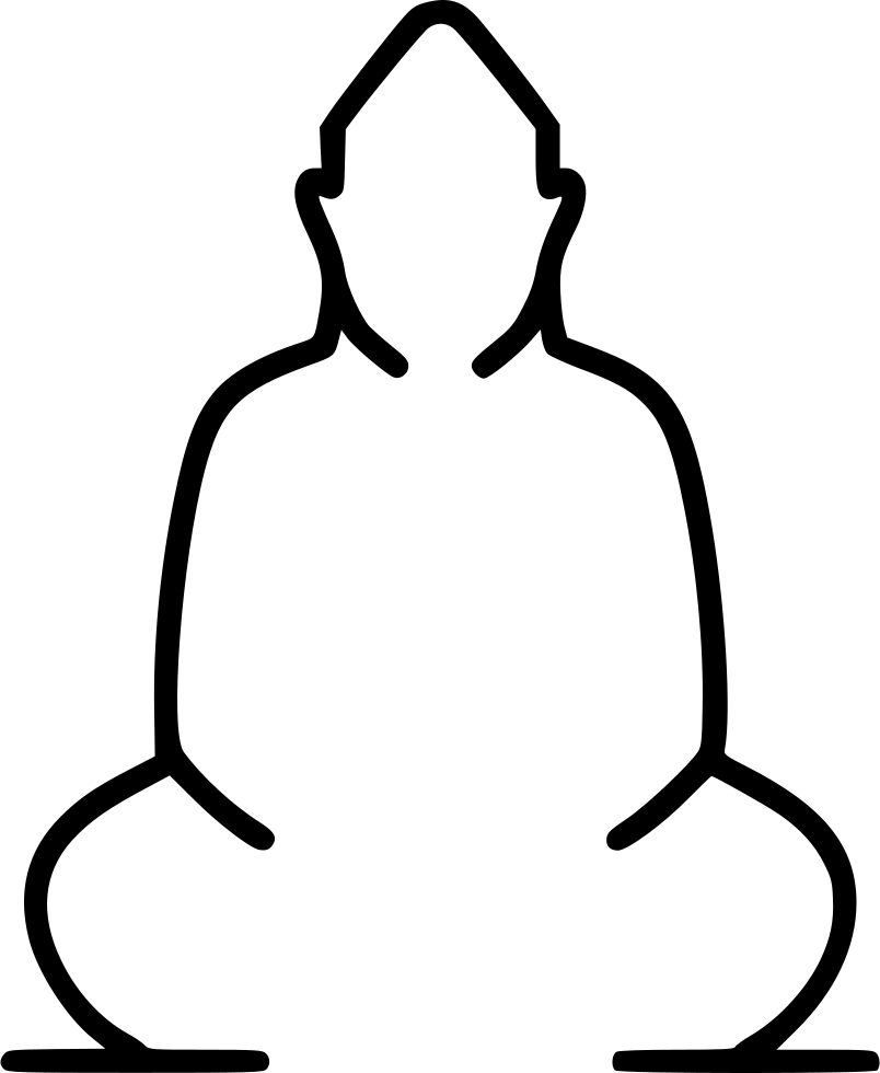 Png File Svg - Buddha Icons (804x980), Png Download