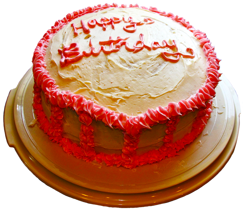 Decorated Birthday Cake Clipart, Birthday Cake With - Birthday (886x778), Png Download