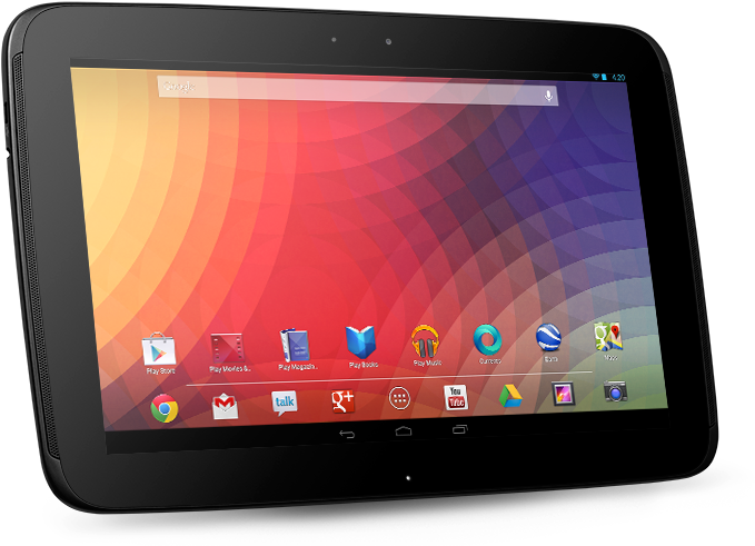 Nexus 10 (711x525), Png Download