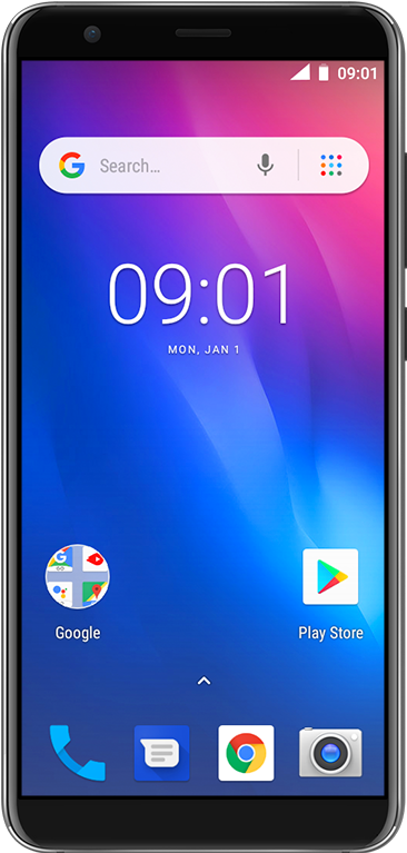 Run Android Nougat - Ulefone S1 (402x825), Png Download
