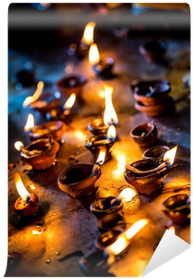 Burning Candles In The Indian Temple - Poster: Armyagov's Burning Candles In The Indian Temple (400x400), Png Download