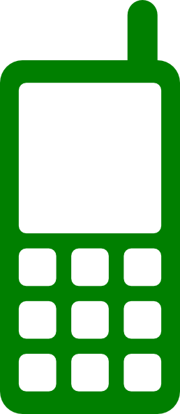 Green Phone Icon Png (258x591), Png Download