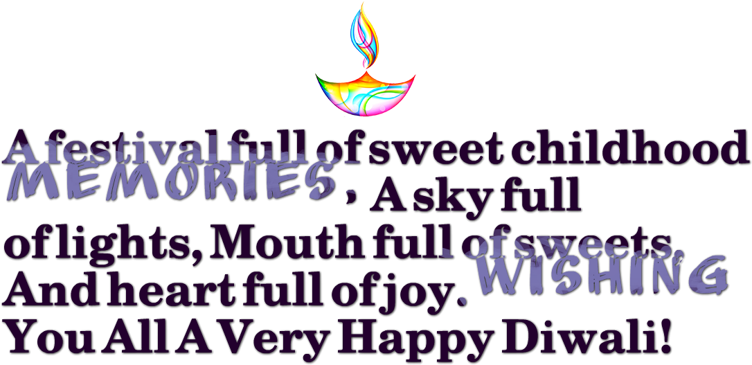 Diwali Messages Png Transparent Background - Portable Network Graphics (1102x569), Png Download