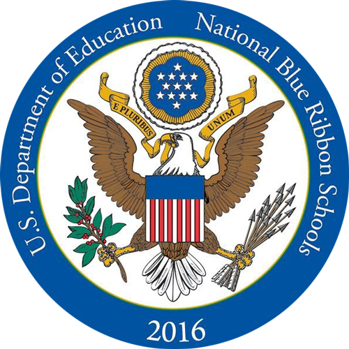 National Blue Ribbon School - Project Chrysalis (500x500), Png Download