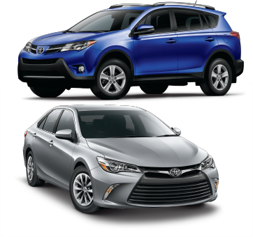 Stay Up To Date On All New Car Specials - 2014 Toyota Rav4 Gray (362x340), Png Download