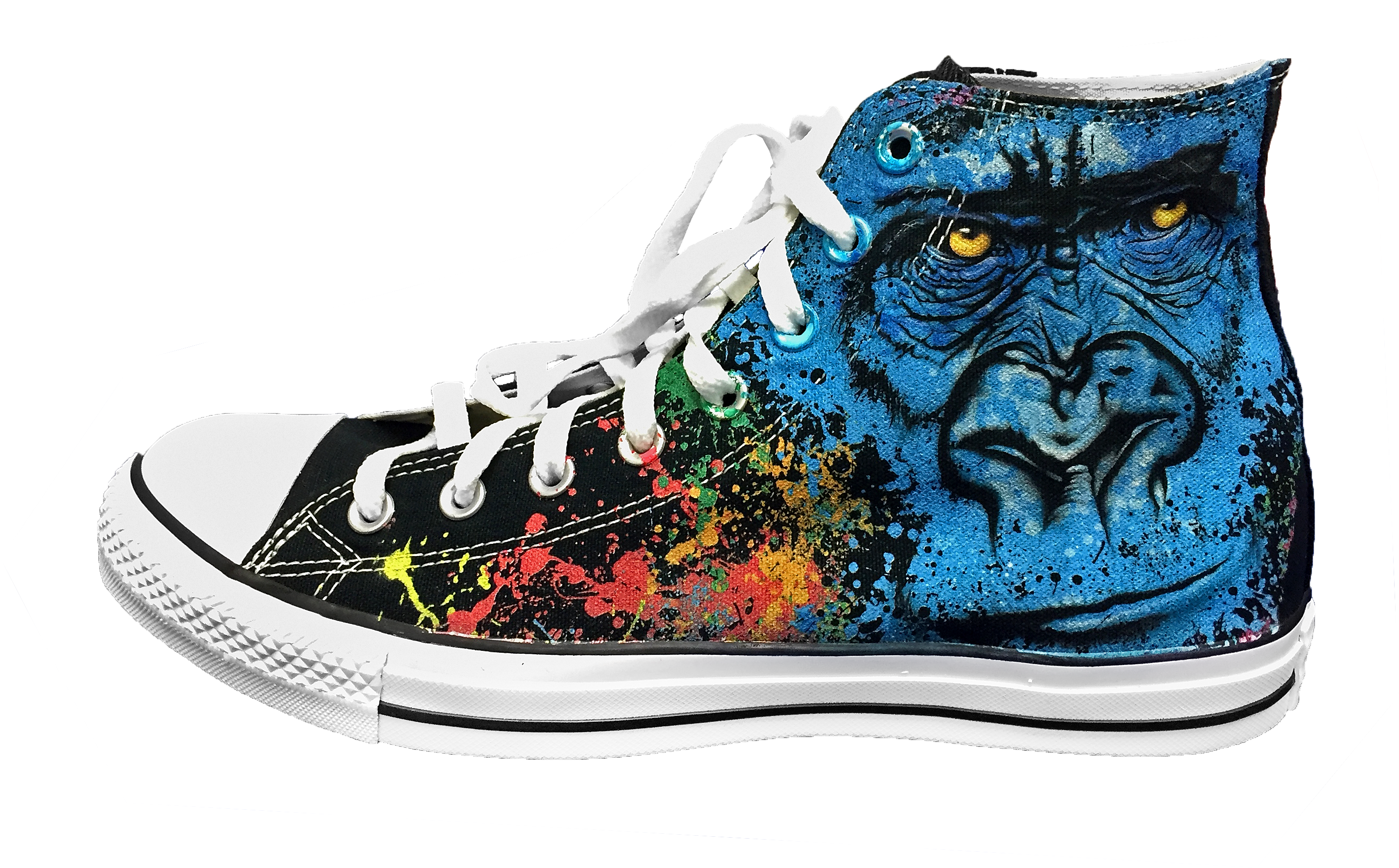Entry Level Dtg Printers Are Popular With Home Based - Gorilla With Colored Paint Splatter Harambe Spare Tire (2858x1787), Png Download