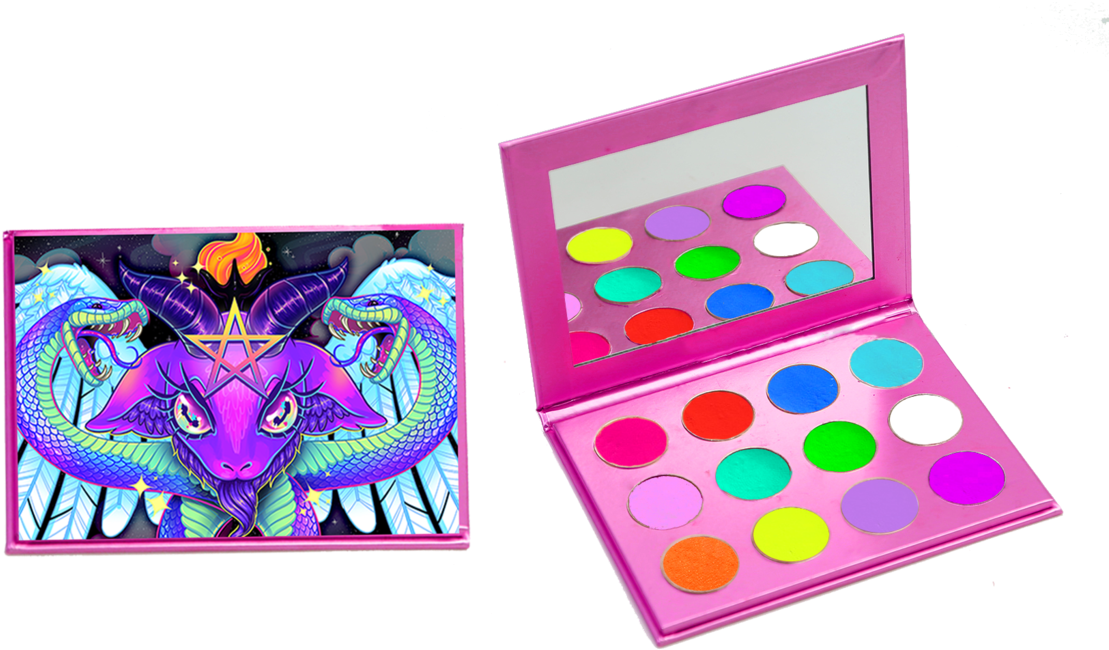 The Baphomet Palette - Belladonna's Cupboard Baphomet Palette (1200x713), Png Download
