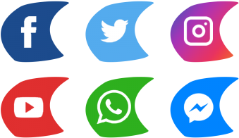 Icons, Icons, Facebook, Facebook Icon Png And Psd - Black And White Social Media Vector (360x360), Png Download